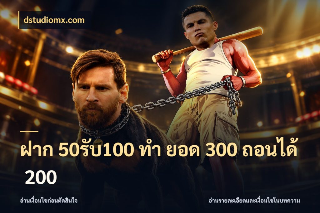 ฝาก 50รับ100 ทํา ยอด 300 ถอนได้ 200 ยอดฝากและยอดรับในมุมของคนชอบลุ้น กับ dstudiomx.com