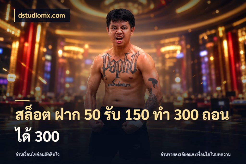 สล็อต ฝาก 50 รับ 150 ทํา 300 ถอนได้ 300 dstudiomx.com สนุกกับตัวเลือกโปรในสไตล์ของคุณ