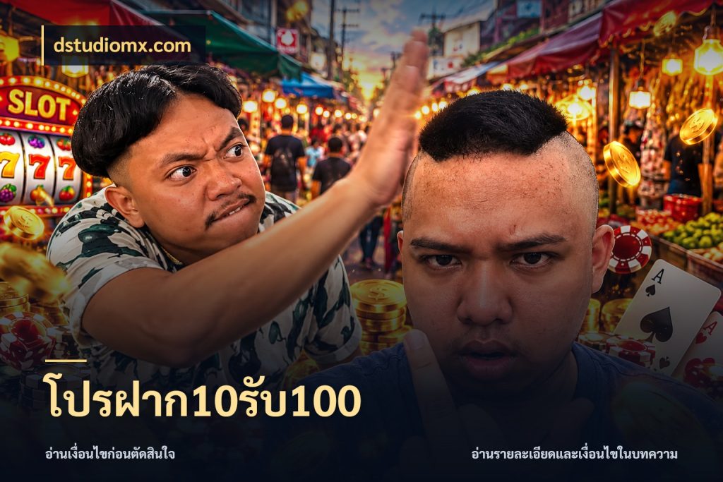 โปรฝาก10รับ100 dstudiomx.com เปิดมุมโปรให้เข้ากับเกมแนวโปรด
