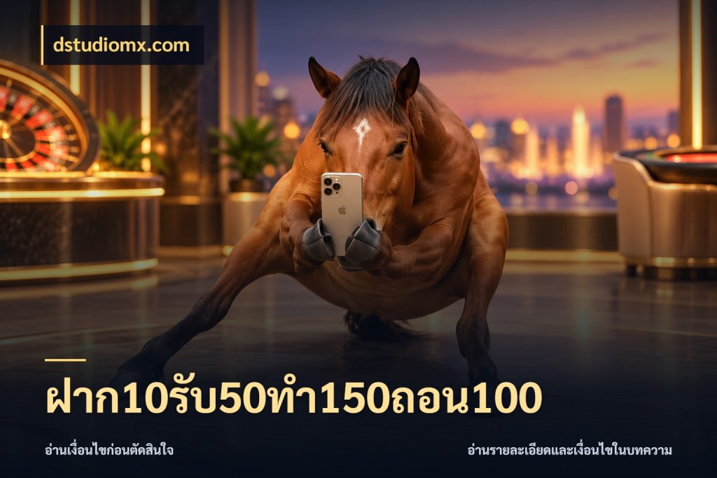 ฝาก10รับ50ทํา150ถอน100 ยอดฝากและยอดรับในมุมของคนชอบลุ้น สไตล์ dstudiomx.com