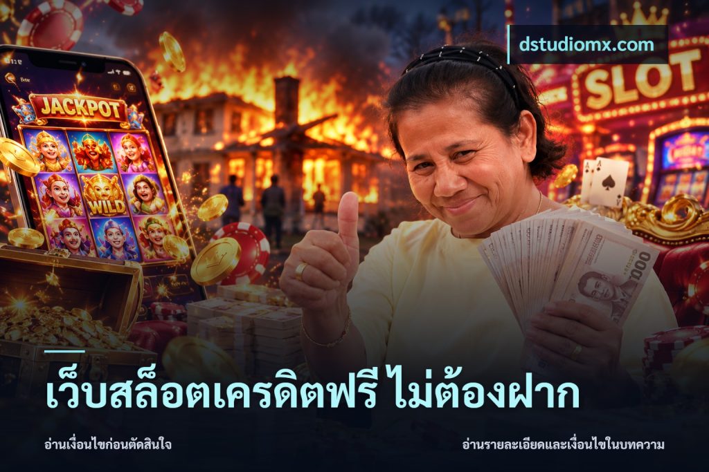เว็บสล็อตเครดิตฟรี ไม่ต้องฝาก