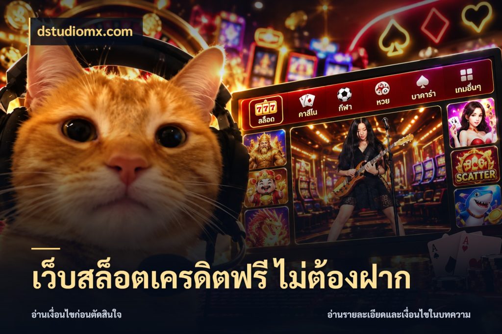 เว็บสล็อตเครดิตฟรี ไม่ต้องฝาก เครดิตแต่ละรูปแบบมีมุมไหนให้ดู กับ dstudiomx.com