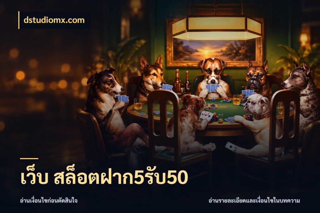 เว็บ สล็อตฝาก5รับ50 รูปแบบโบนัสกับสิทธิ์ของสายเกม ในมุม dstudiomx.com