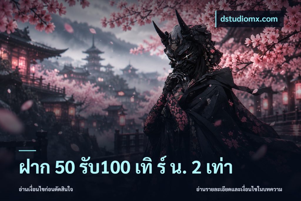ฝาก 50 รับ100 เทิ ร์ น. 2 เท่า