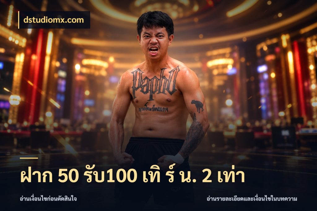 ฝาก 50 รับ100 เทิ ร์ น. 2 เท่า เปิดมุมโปรให้เข้ากับเกมแนวโปรด สไตล์ dstudiomx.com