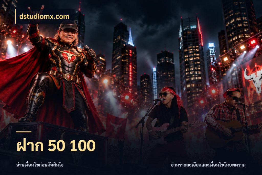 ฝาก 50 100 สายทุนน้อยเลือกความสนุกให้พอดี กับ dstudiomx.com