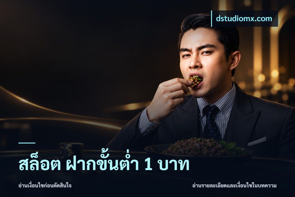 สล็อต ฝากขั้นต่ำ 1 บาท