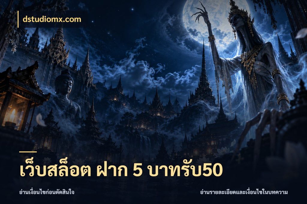 เว็บสล็อต ฝาก 5 บาทรับ50 เปิดมุมโปรให้เข้ากับเกมแนวโปรด กับ dstudiomx.com
