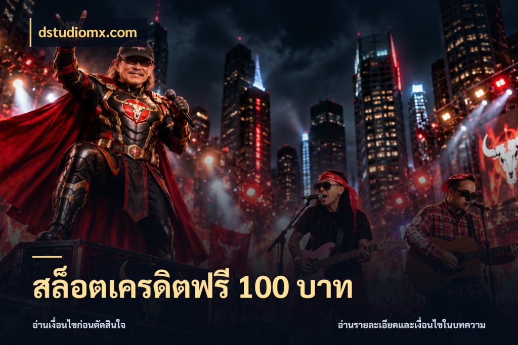 สล็อตเครดิตฟรี 100 บาท เลือกสไตล์ความสนุกจากรูปแบบเครดิต กับ dstudiomx.com