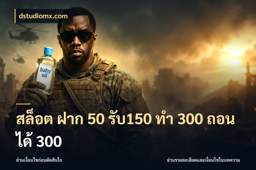 สล็อต ฝาก 50 รับ150 ทํา 300 ถอนได้ 300 สายโบนัสเลือกจังหวะสนุกได้อย่างไร กับ dstudiomx.com