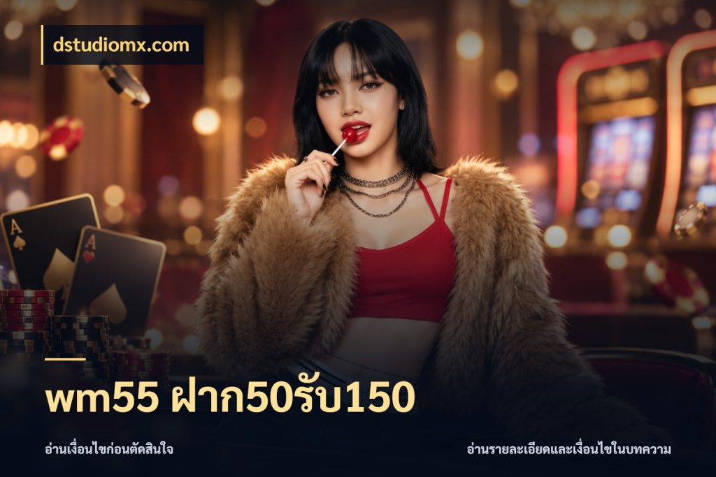 wm55 ฝาก50รับ150 เปิดมุมโปรให้เข้ากับเกมแนวโปรด สไตล์ dstudiomx.com
