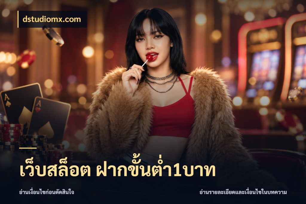 เว็บสล็อต ฝากขั้นต่ำ1บาท สายทุนน้อยเลือกความสนุกให้พอดี สไตล์ dstudiomx.com