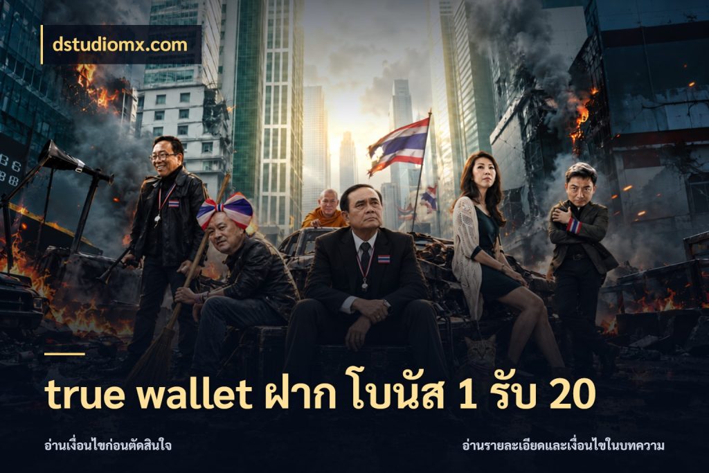true wallet ฝาก โบนัส 1 รับ 20 เครดิตกับรูปแบบโปรที่ตรงใจ ในมุม dstudiomx.com