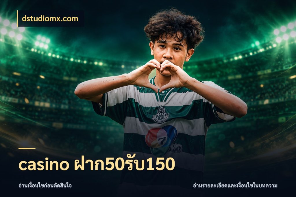 casino ฝาก50รับ150 dstudiomx.com สีสันของโปรฝากและยอดรับ