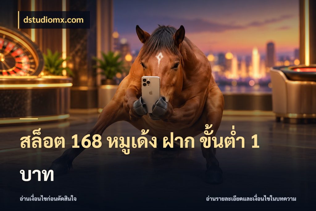 สล็อต 168 หมูเด้ง ฝาก ขั้นต่ำ 1 บาท จำนวนเริ่มต้นกับรายละเอียดที่สายเกมสนใจ สไตล์ dstudiomx.com