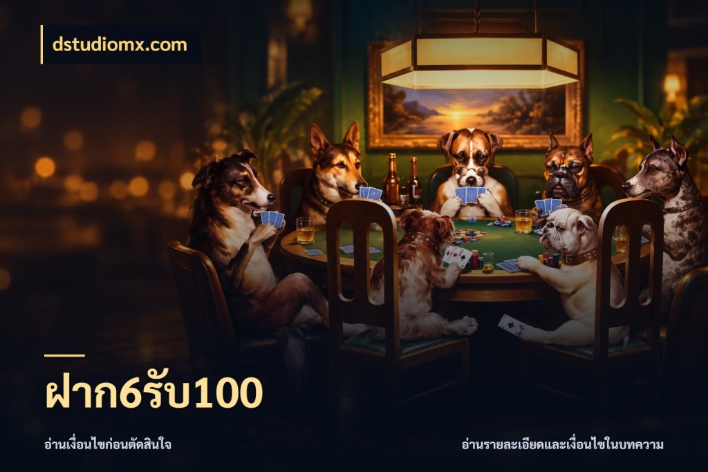 ฝาก6รับ100 dstudiomx.com สนุกกับตัวเลือกโปรในสไตล์ของคุณ