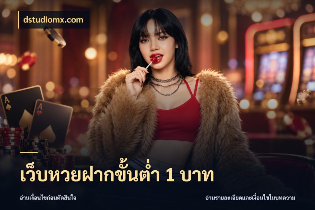 เว็บหวยฝากขั้นต่ำ 1 บาท dstudiomx.com เปิดประเด็นยอดสำหรับคนสนใจหวย