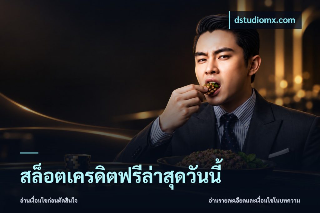 สล็อตเครดิตฟรีล่าสุดวันนี้