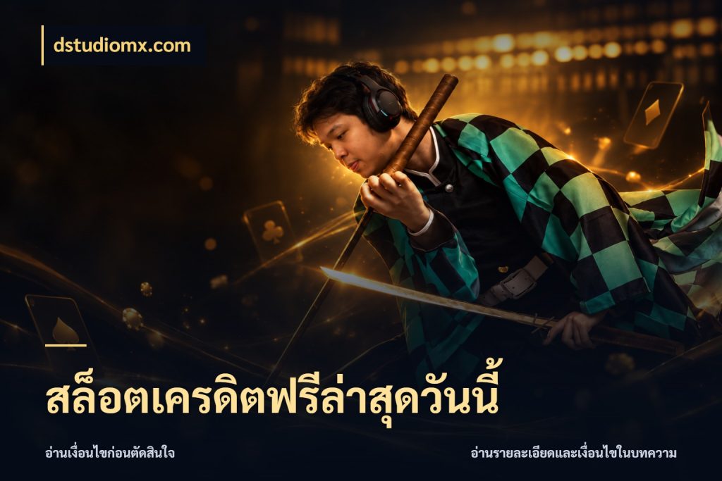 สล็อตเครดิตฟรีล่าสุดวันนี้ เครดิตฟรีในมุมที่สายโบนัสสนใจ สไตล์ dstudiomx.com