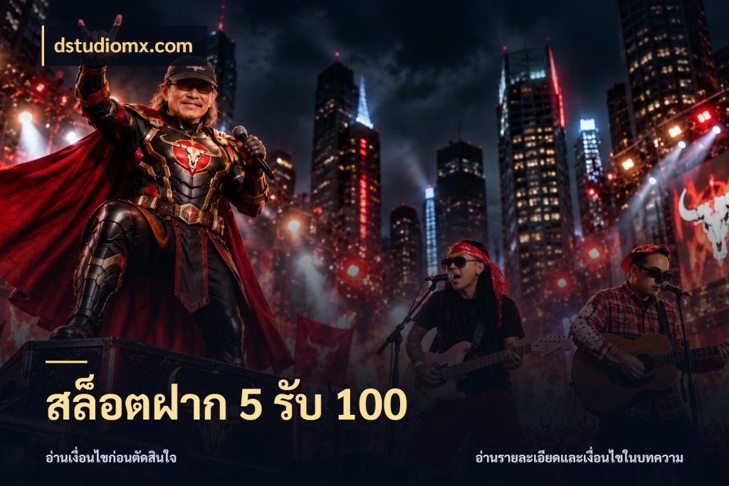 สล็อตฝาก 5 รับ 100 dstudiomx.com โปรกับเกมที่ชอบเลือกให้ตรงสไตล์