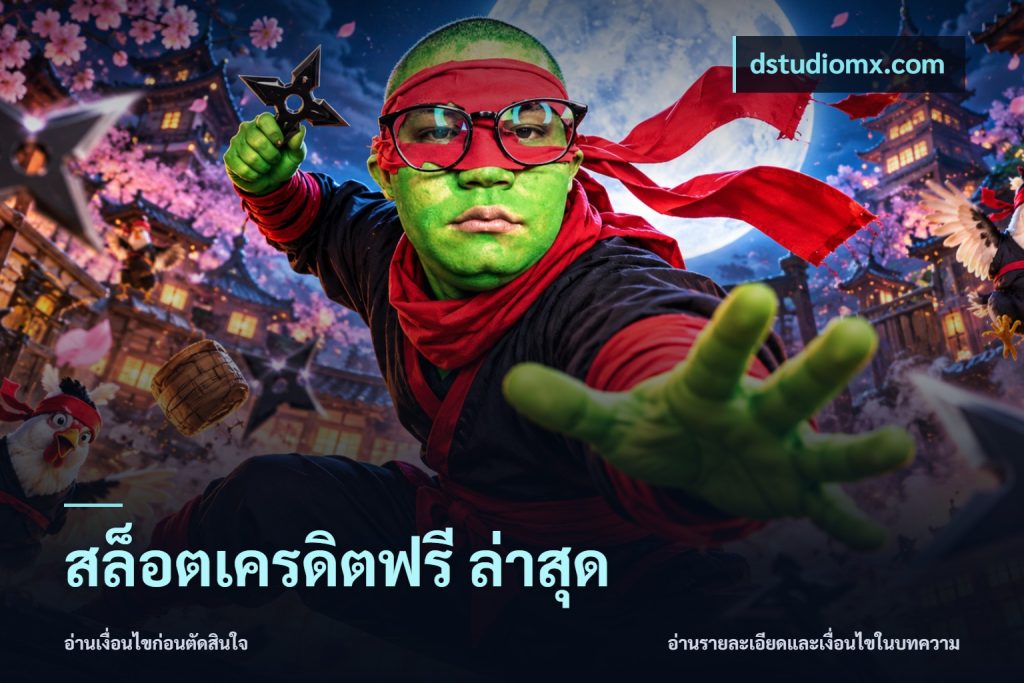 สล็อตเครดิตฟรี ล่าสุด