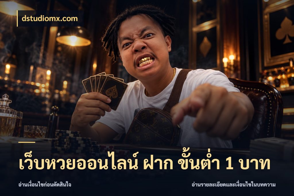 เว็บหวยออนไลน์ ฝาก ขั้นต่ำ 1 บาท สายหวยกับรายละเอียดของช่องทางเงิน ในมุม dstudiomx.com