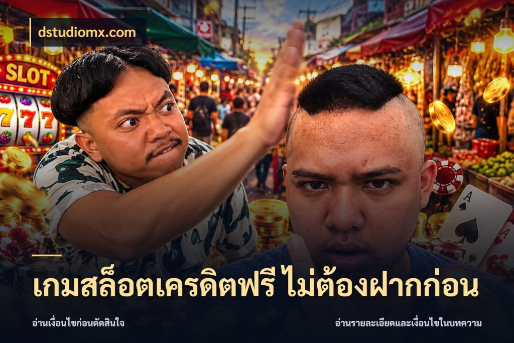 เกมสล็อตเครดิตฟรี ไม่ต้องฝากก่อน dstudiomx.com จับมุมเด่นของเครดิตฟรีให้ตรงใจ