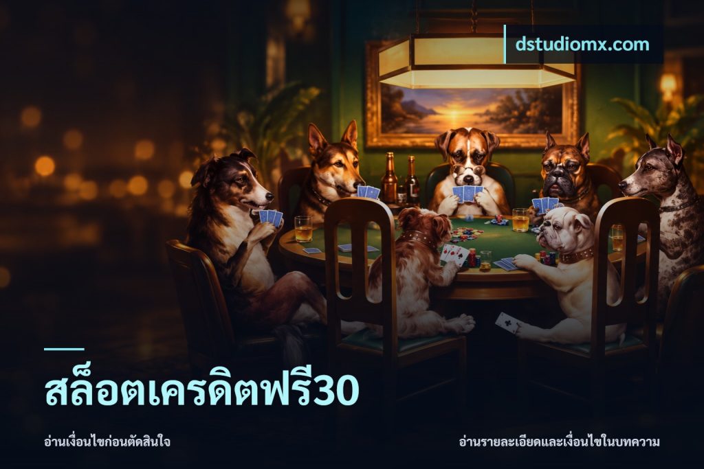สล็อตเครดิตฟรี30