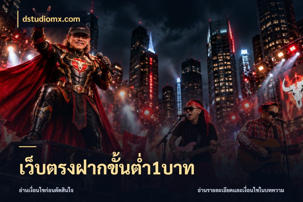 เว็บตรงฝากขั้นต่ำ1บาท เกมที่ชอบในขอบเขตเงินของตัวเอง สไตล์ dstudiomx.com