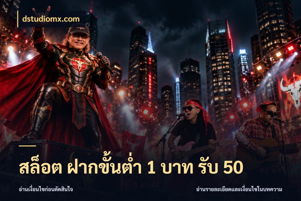 สล็อต ฝากขั้นต่ำ 1 บาท รับ 50 จับประเด็นยอดรับก่อนเลือกความสนุก สไตล์ dstudiomx.com