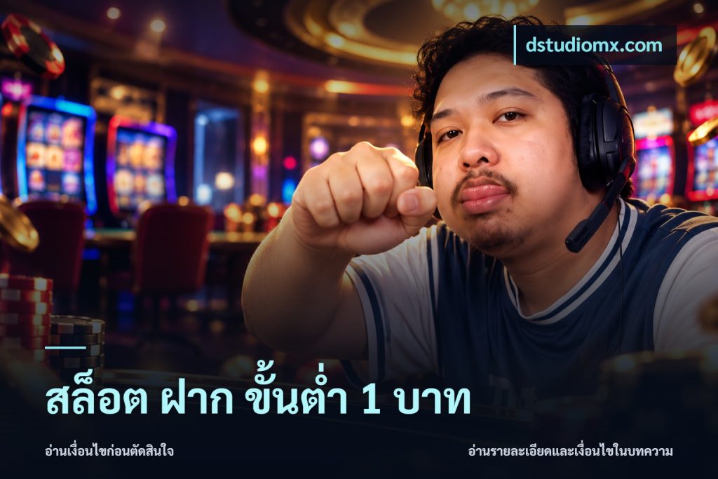 สล็อต ฝาก ขั้นต่ำ 1 บาท