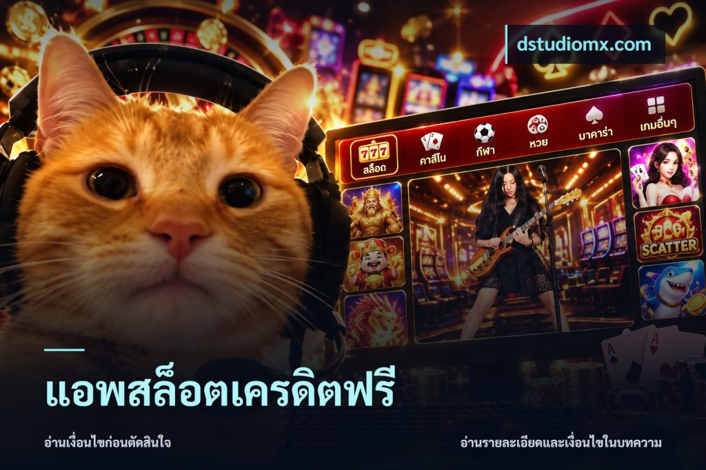แอพสล็อตเครดิตฟรี