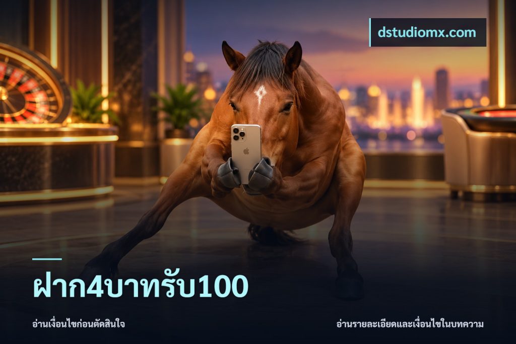 ฝาก4บาทรับ100