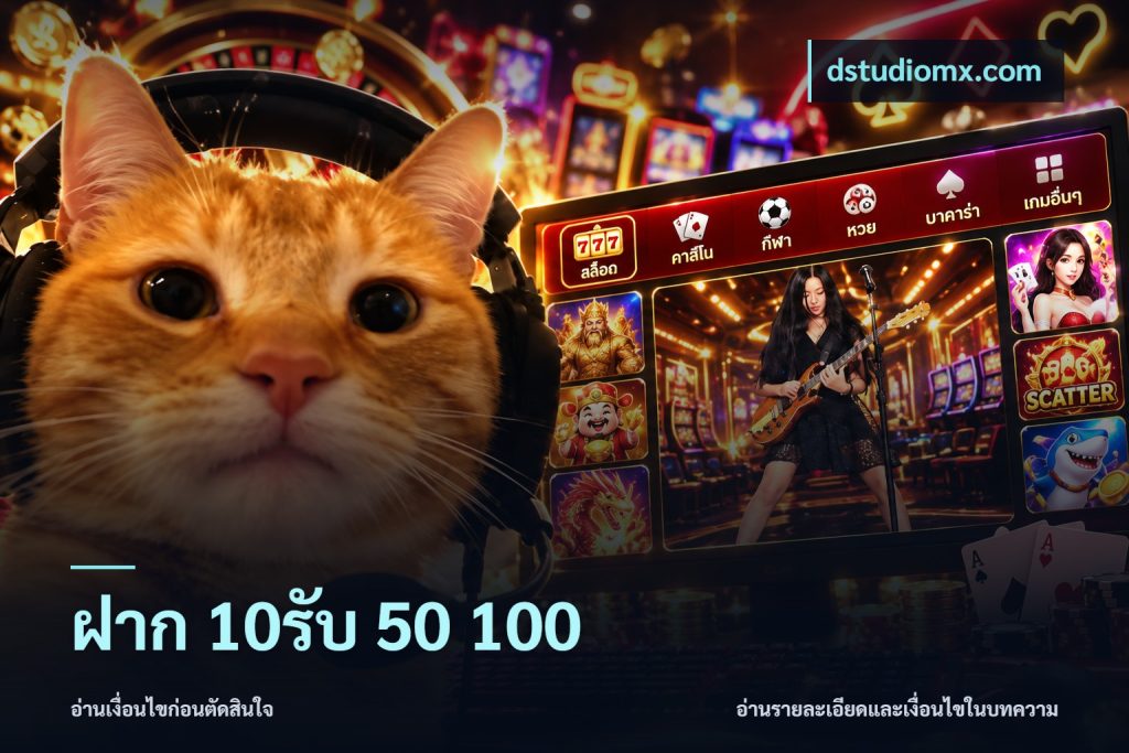 ฝาก 10รับ 50 100