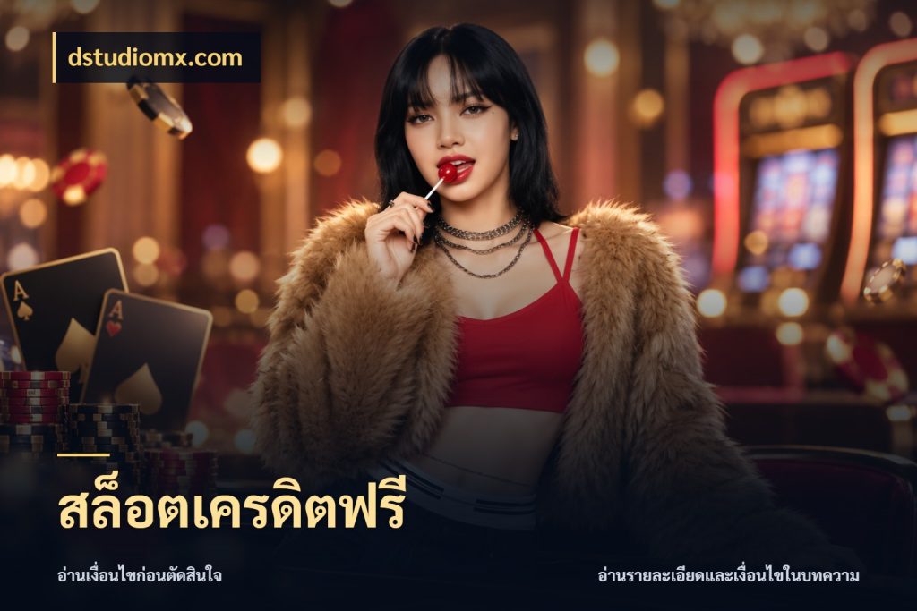 สล็อตเครดิตฟรี สายโบนัสเลือกมุมเครดิตให้ตรงสไตล์ กับ dstudiomx.com