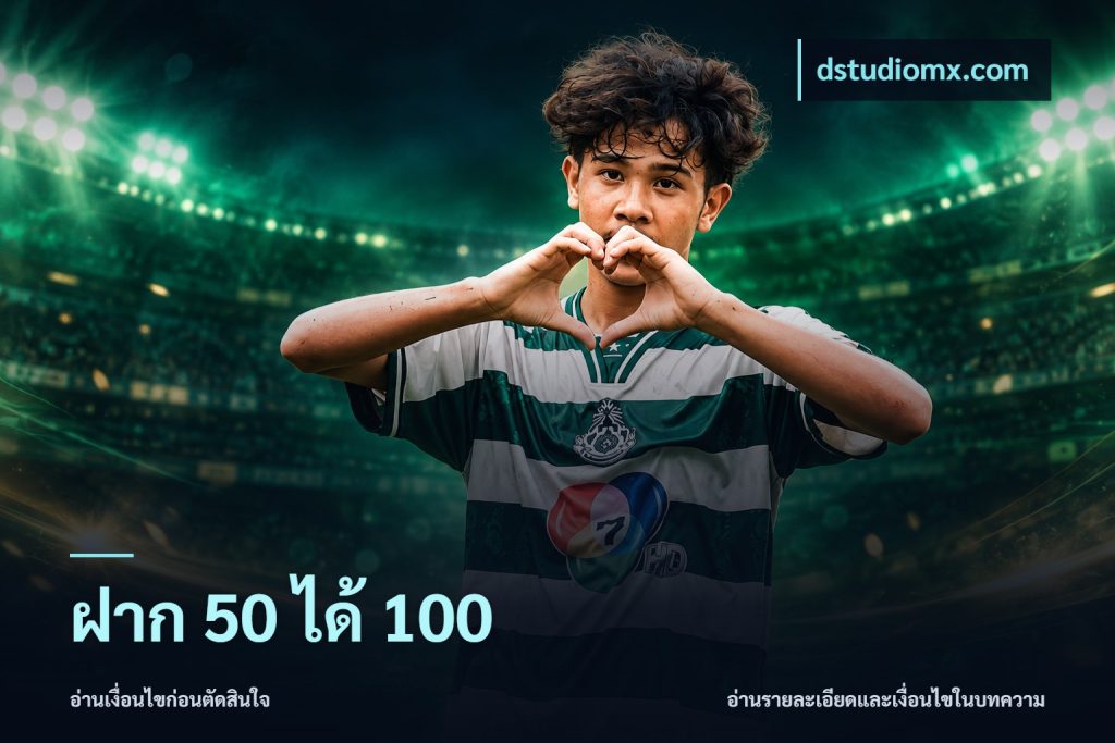ฝาก 50 ได้ 100