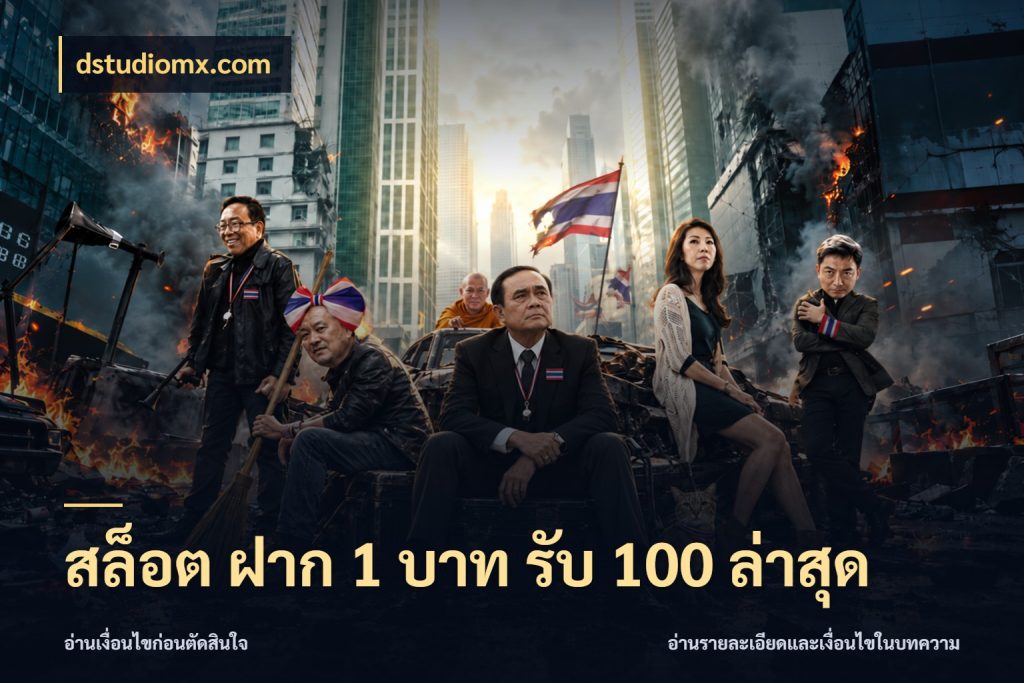 สล็อต ฝาก 1 บาท รับ 100 ล่าสุด เครดิตกับรูปแบบโปรที่ตรงใจ กับ dstudiomx.com