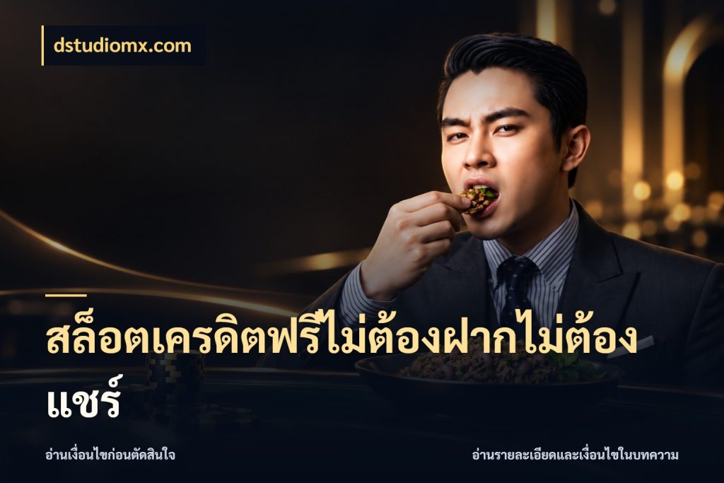 สล็อตเครดิตฟรีไม่ต้องฝากไม่ต้องแชร์ dstudiomx.com รู้จักยอดและขอบเขตของเครดิตฟรี