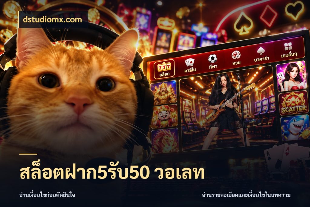 สล็อตฝาก5รับ50 วอเลท dstudiomx.com ยอดฝากและยอดรับในมุมของคนชอบลุ้น