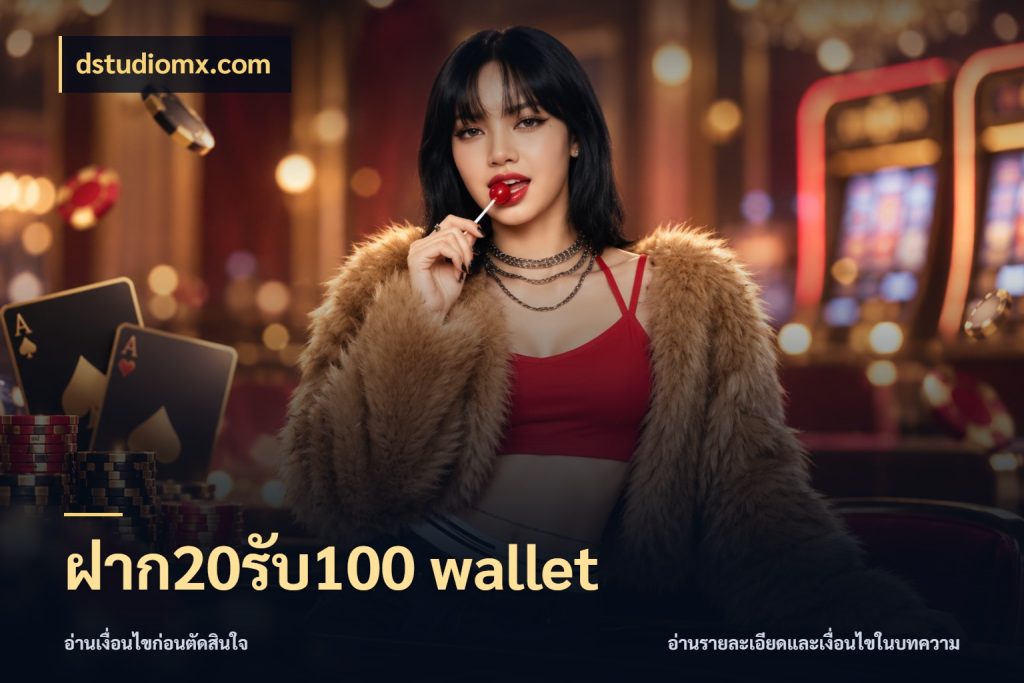 ฝาก20รับ100 wallet สนุกกับตัวเลือกโปรในสไตล์ของคุณ กับ dstudiomx.com