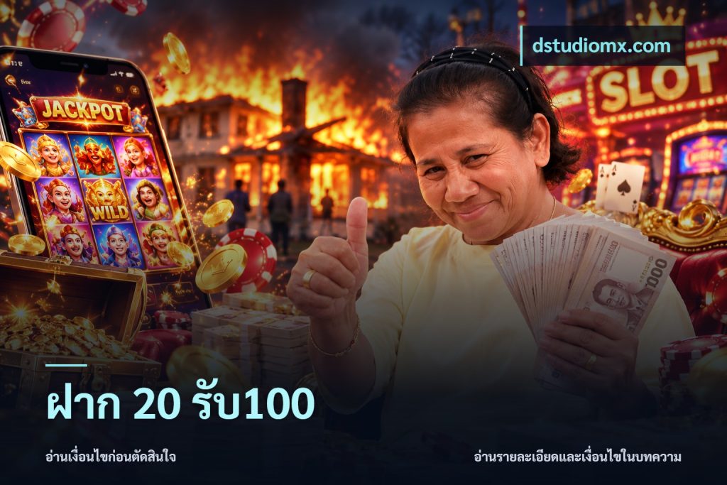 ฝาก 20 รับ100