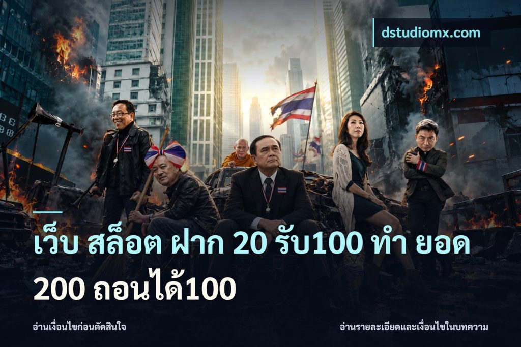 เว็บ สล็อต ฝาก 20 รับ100 ทํา ยอด 200 ถอนได้100