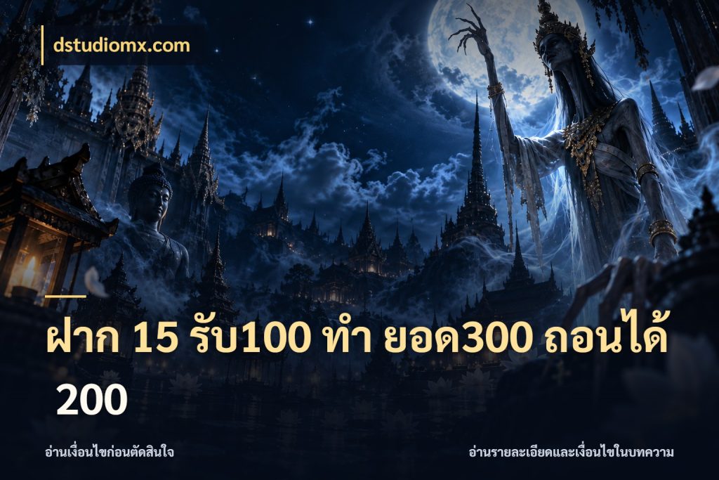 ฝาก 15 รับ100 ทํา ยอด300 ถอนได้ 200 dstudiomx.com โปรกับเกมที่ชอบเลือกให้ตรงสไตล์