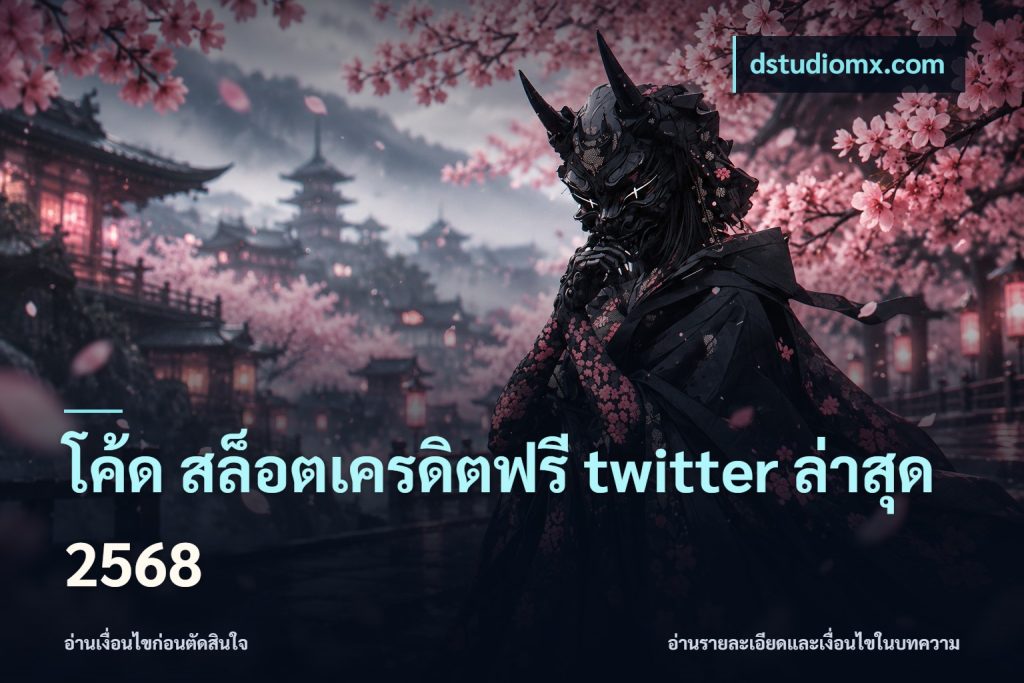 โค้ด สล็อตเครดิตฟรี twitter ล่าสุด 2568