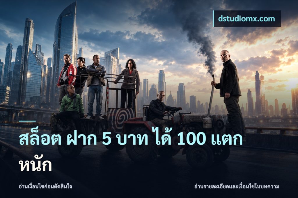 สล็อต ฝาก 5 บาท ได้ 100 แตก หนัก