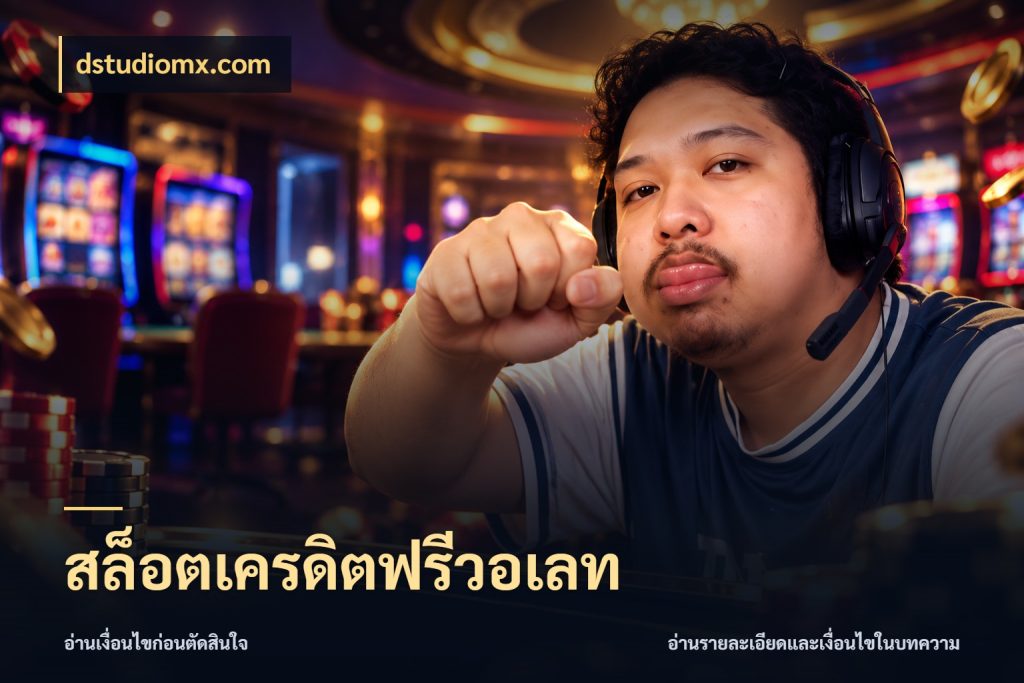 สล็อตเครดิตฟรีวอเลท เครดิตฟรีกับจังหวะลุ้นที่คุณเลือก ในมุม dstudiomx.com