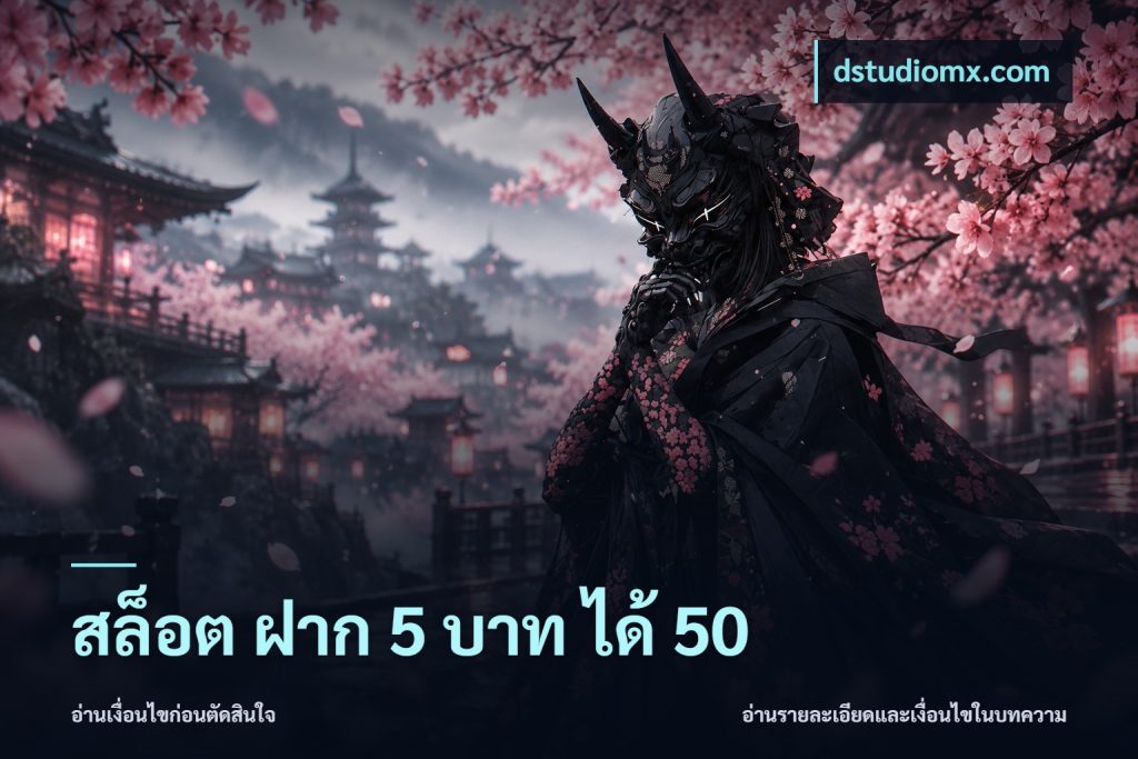 สล็อต ฝาก 5 บาท ได้ 50
