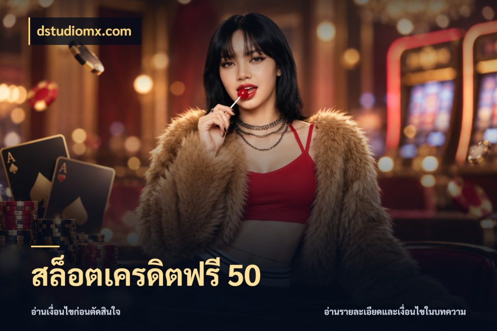 สล็อตเครดิตฟรี 50 รู้จักยอดและขอบเขตของเครดิตฟรี ในมุม dstudiomx.com