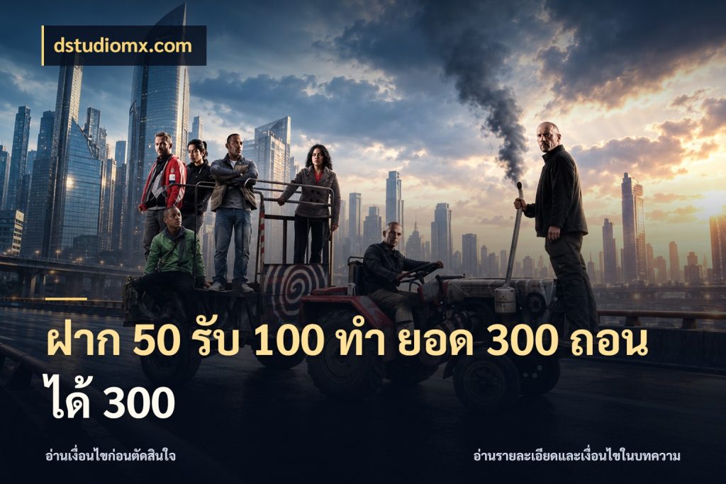 ฝาก 50 รับ 100 ทํา ยอด 300 ถอนได้ 300 dstudiomx.com สนุกกับตัวเลือกโปรในสไตล์ของคุณ