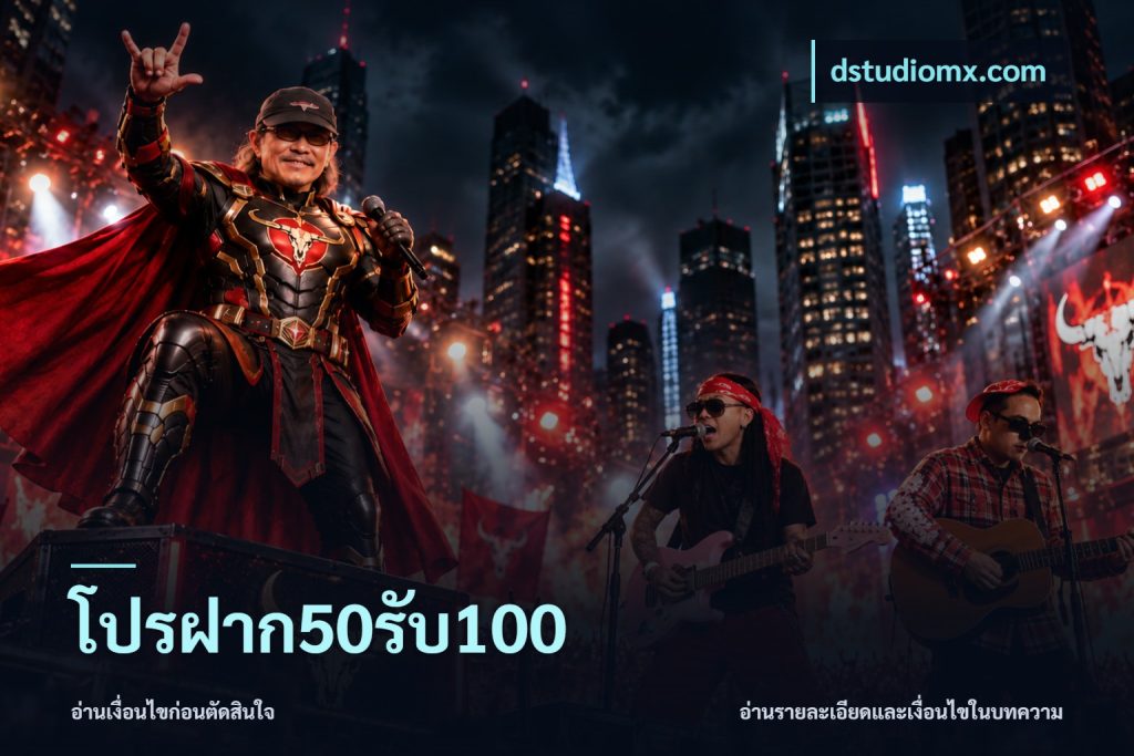 โปรฝาก50รับ100
